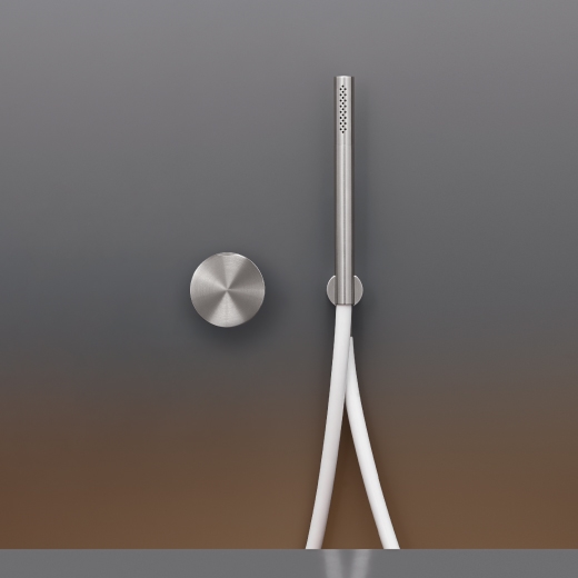 Настенный прогрессивный набор смеситель для ванной / душем с цилиндрическая ручной душ диаметром 18 м т  GIO24 CEADESIGN  - Вид №1