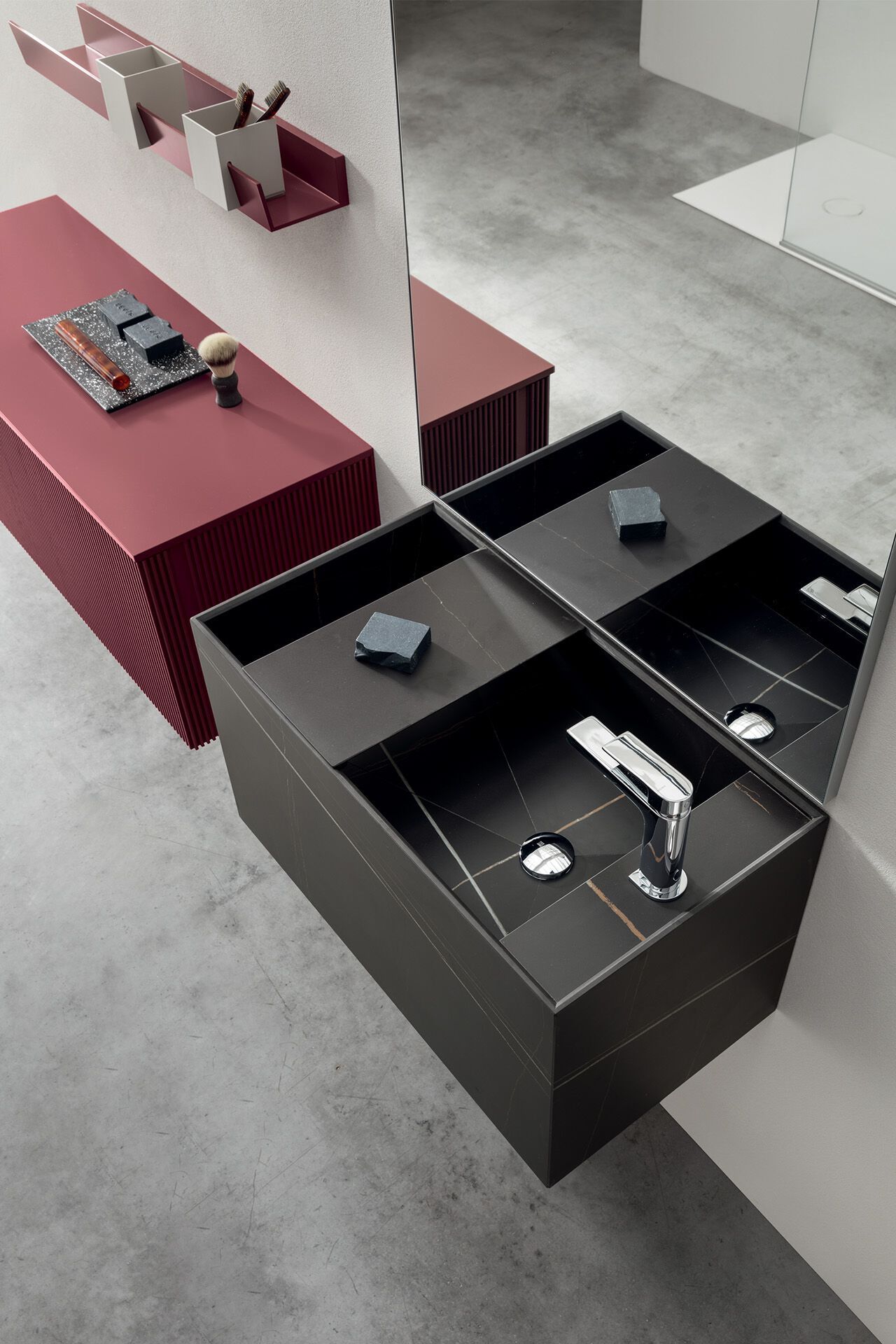 Подвесной умывальник с ящиками ARCOM Wind ARCH-00133428 - Вид №2