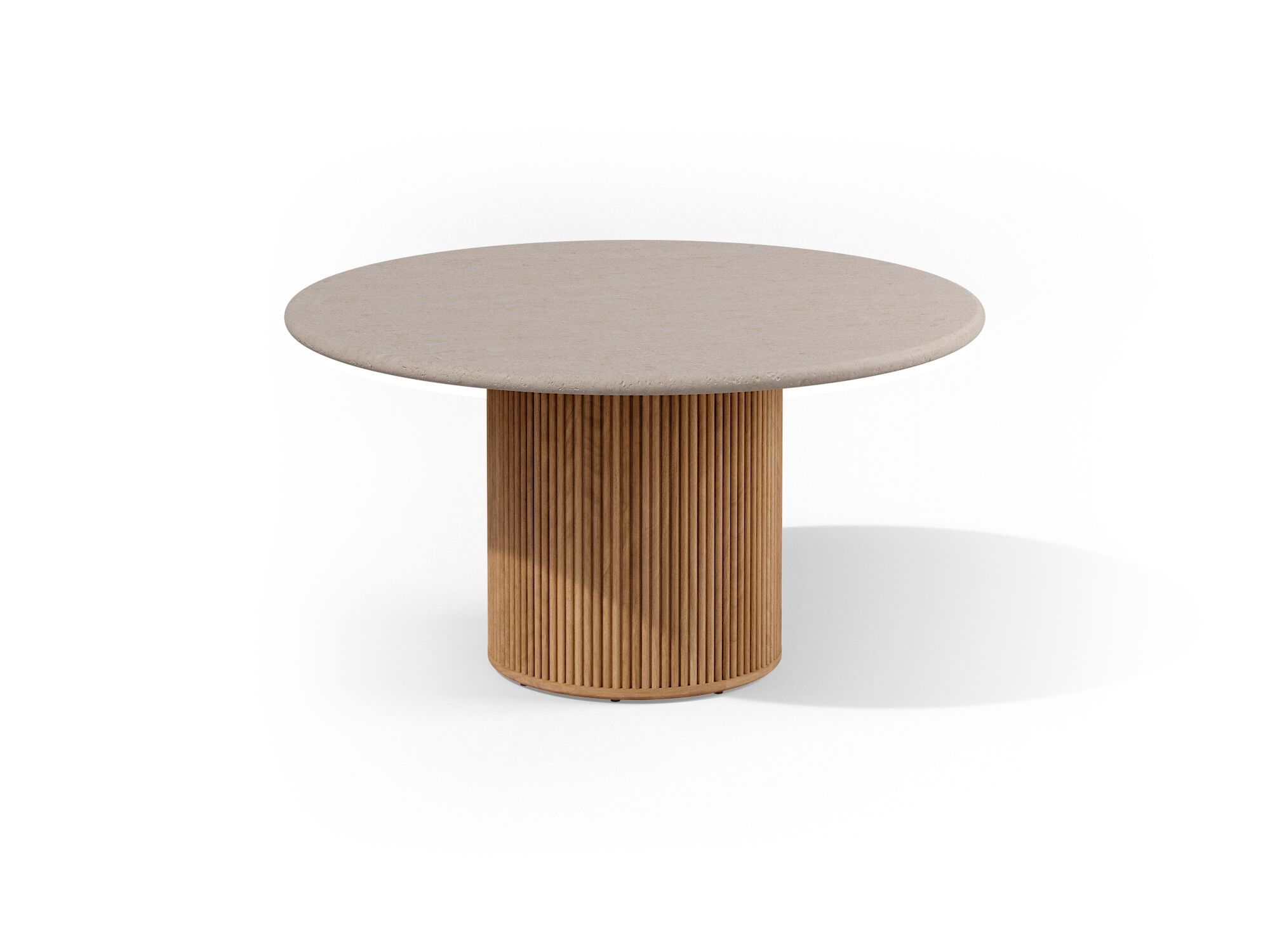 Круглый стол из тикового дерева TRIBÙ восемь ARCH-00147824