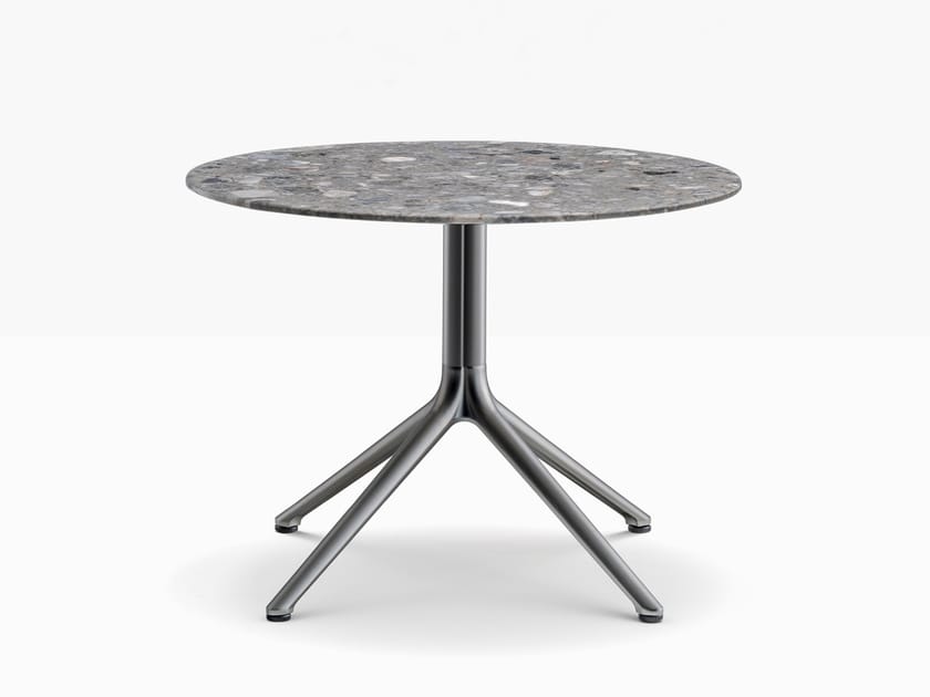 Литой алюминиевый круглый журнальный столик Pedrali Elliot ARCH-00023445