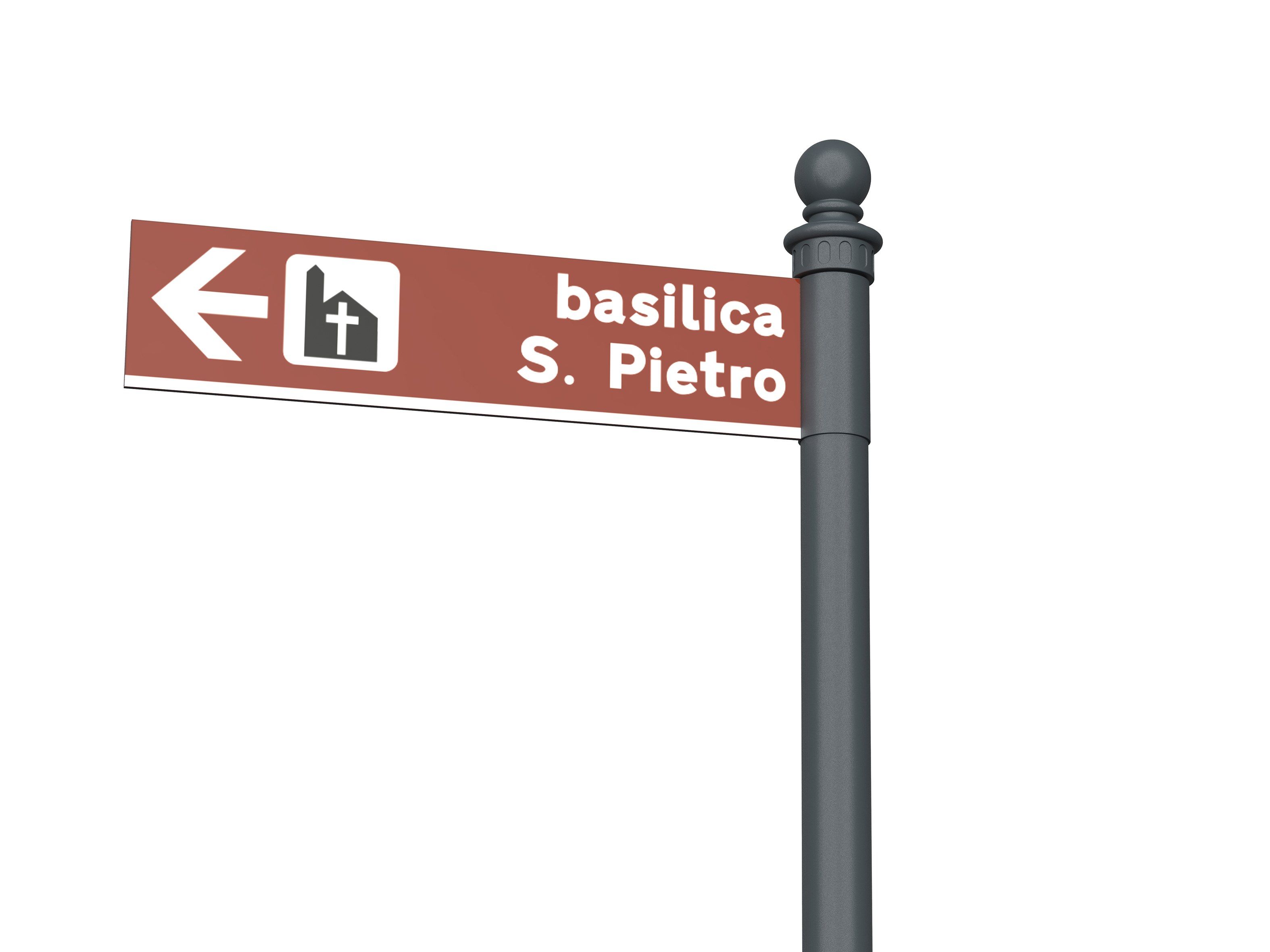 Металлический дорожный знак Lazzari ARCH-00133546