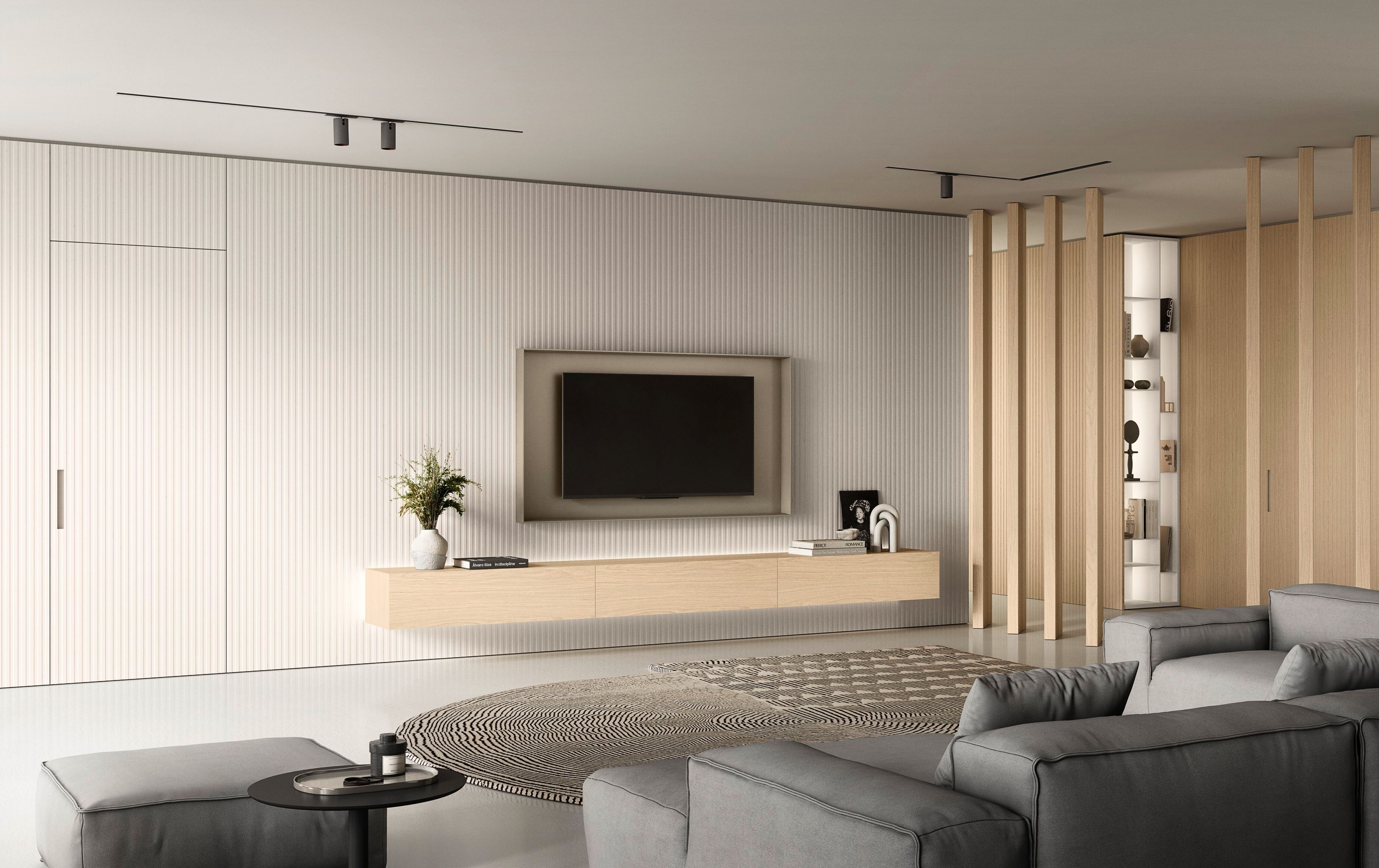 Деревянная оборудованная стена Olivieri CUBE 6 ARCH-00123672 - Вид №9