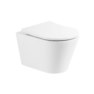 90560837 Унитаз подвесной FLAY BB053CHR безободковый STLM-0282948 BELBAGNO