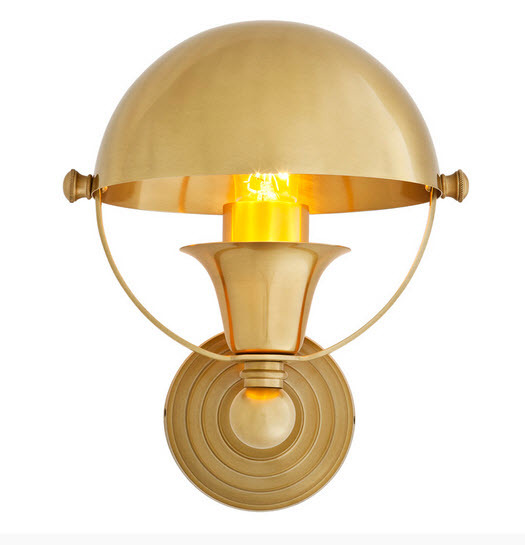 Бра Bancorp от Eichholtz бронза 108637 EICHHOLTZ ПОД СТАРИНУ, ФОНАРЬ 059737 Золото;прозрачный  - Вид №3