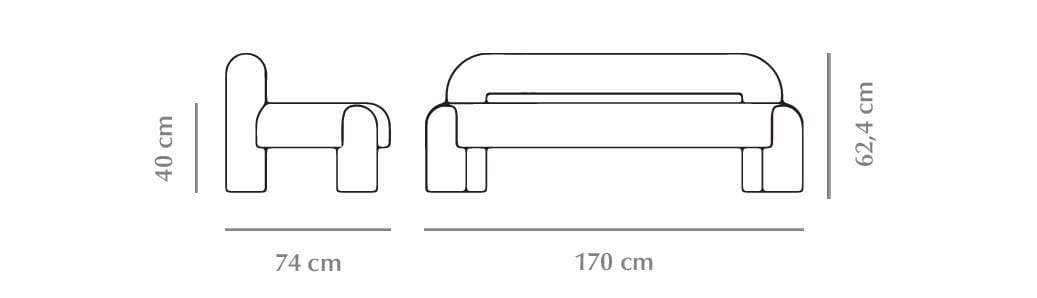 Бархатная мягкая скамья со спинкой DOOQ Marlon ARCH-00095924 - Вид №4