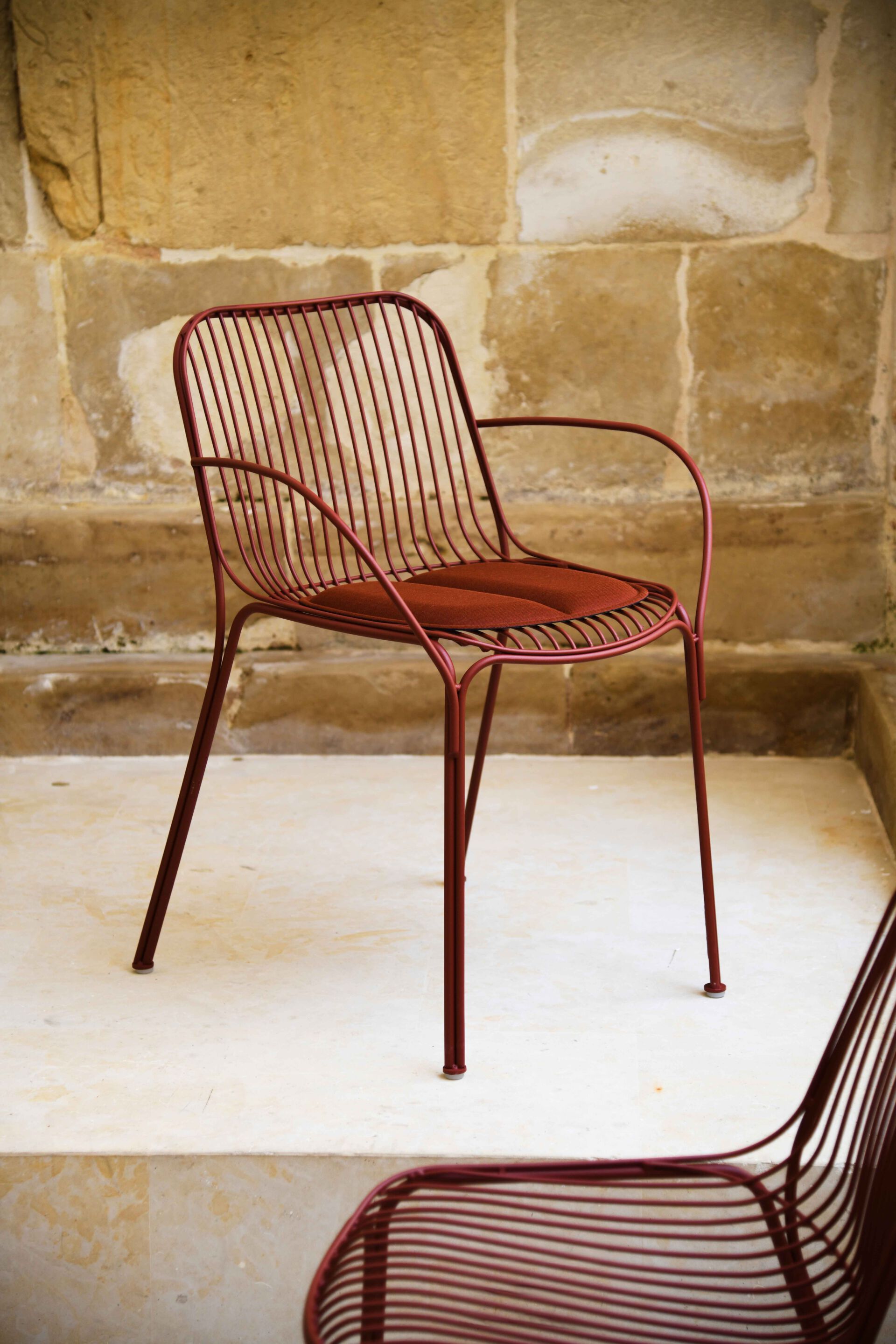 Стул для сада из оцинкованной стали с подлокотниками Kartell Hiray ARCH-00064814 - Вид №18