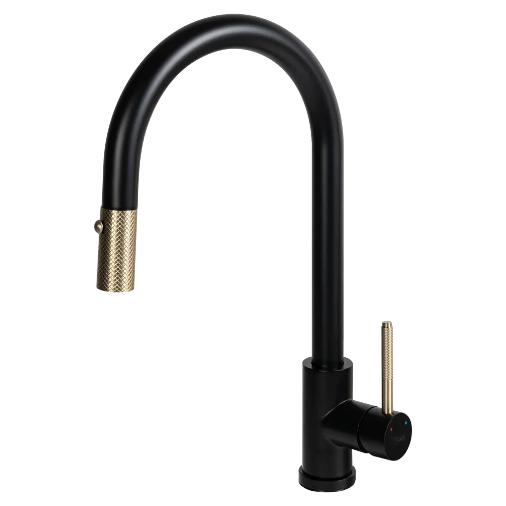 Смеситель для кухни Vidage Арно общая высота 42 см цвет черный STLM-2133923 - Вид №2