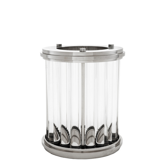 Подсвечник хрустальный серебряный Ruhlmann S от Eichholtz EICHHOLTZ EICHHOLTZ 060265 Хром  - Вид №1