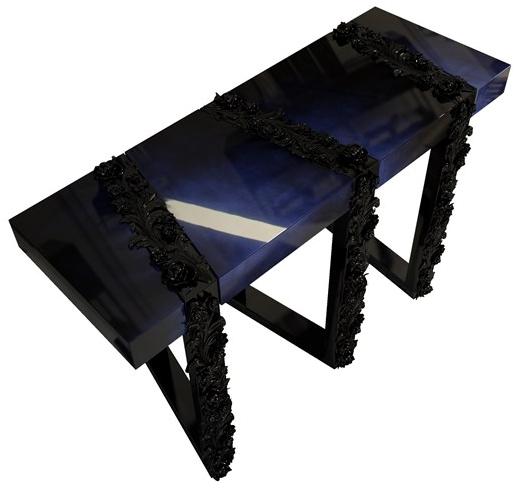 Malabar Лакированная прямоугольная деревянная консоль Figen sun-id-1478270 - Вид №1