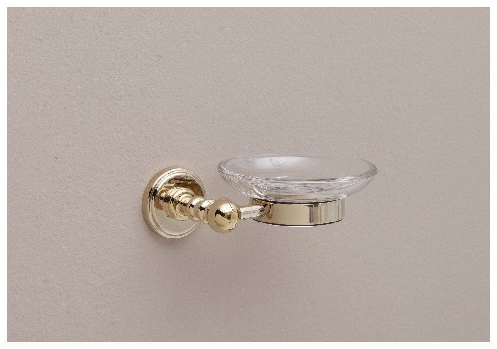 Мыльница для ванной Aquanet 4685, золото  - Вид №1