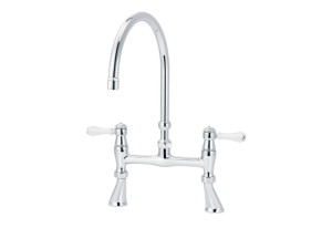 Смеситель для кухни с 2 отверстиями