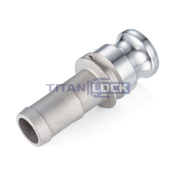 Камлок алюминиевый тип E, ниппель с хвостовиком 1", TL100EAL TITAN LOCK  - Вид №2