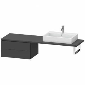 LC585904949 Шкафчик для консоли L-Cube #LC5859 720 x 547 мм Графит матовый, декор