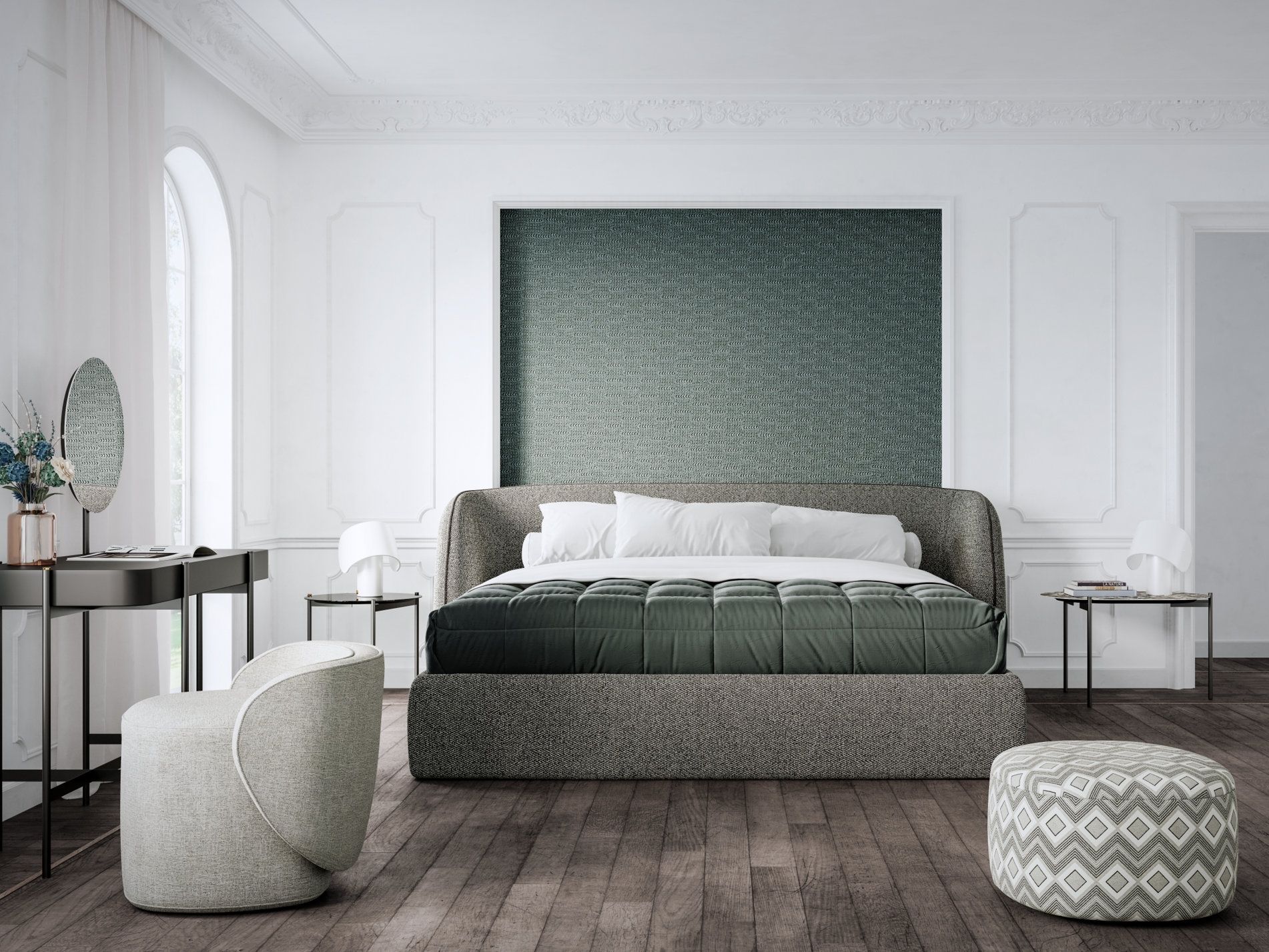 Тканевый мягкий стул Liu Jo Living Collection ARCH-00001348 - Вид №5