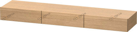 DS827305252 Полочка с ящиком DuraStyle #DS8273 1800 x 440 мм Европейский дуб, декор Duravit
