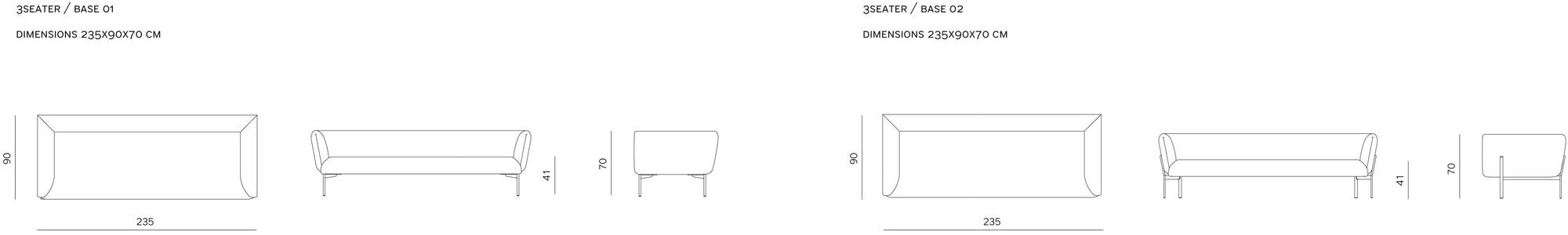 prostoria 3-х местный тканевый диван Impression sun-id-1504247 - Вид №6
