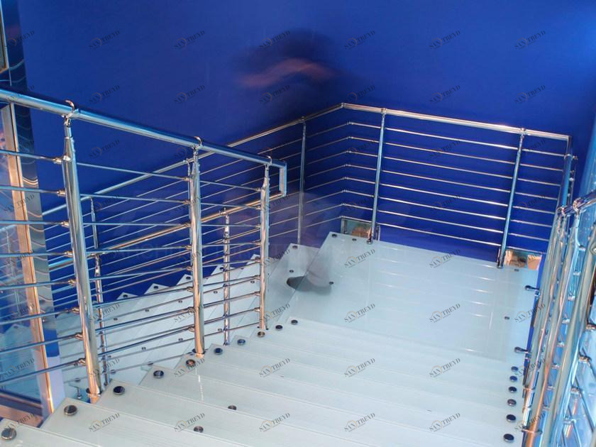 FARAONE Винтовая лестница из нержавеющей стали и закаленного стекла sun-id-1486969