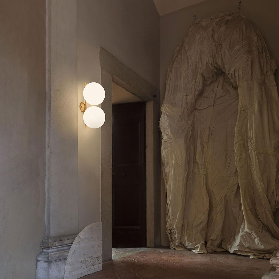 Flos IC F3157059 IC C/W1 DOUBLE OTT светильник настенно-потолочный 120871 - Вид №1