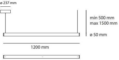 Artemide Линейный световой профиль из метакрилата Alphabet of light sun-id-1399934 - Вид №5