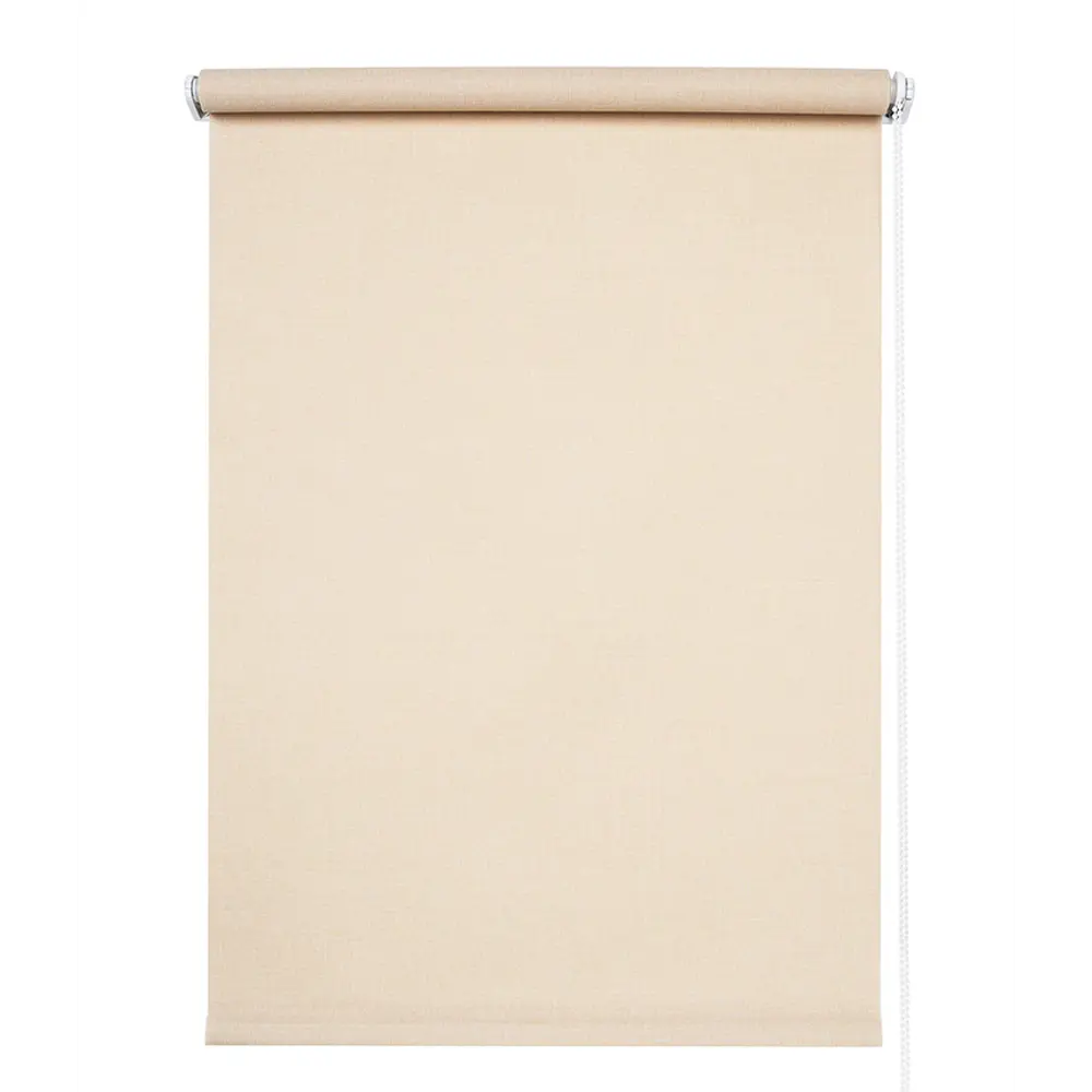 Рулонная штора DOMLEGRAND Кампо кремовая 60x175 см с затемнением 89373549 STLM-1036380