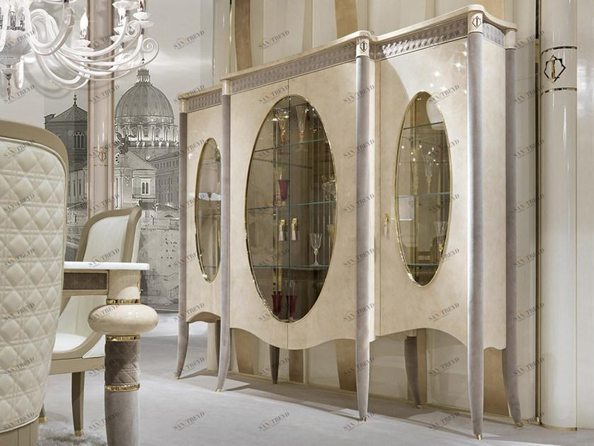 Turri Витрина из лакированной древесины Caractere sun-id-1424695