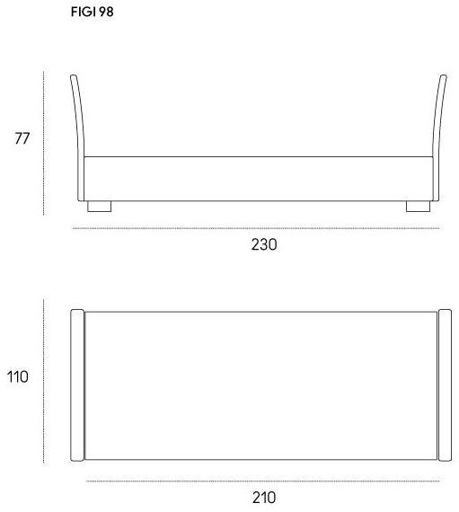 Casamania & Horm Дормез со съемным чехлом из ткани Isole figi sun-id-1436042 - Вид №7