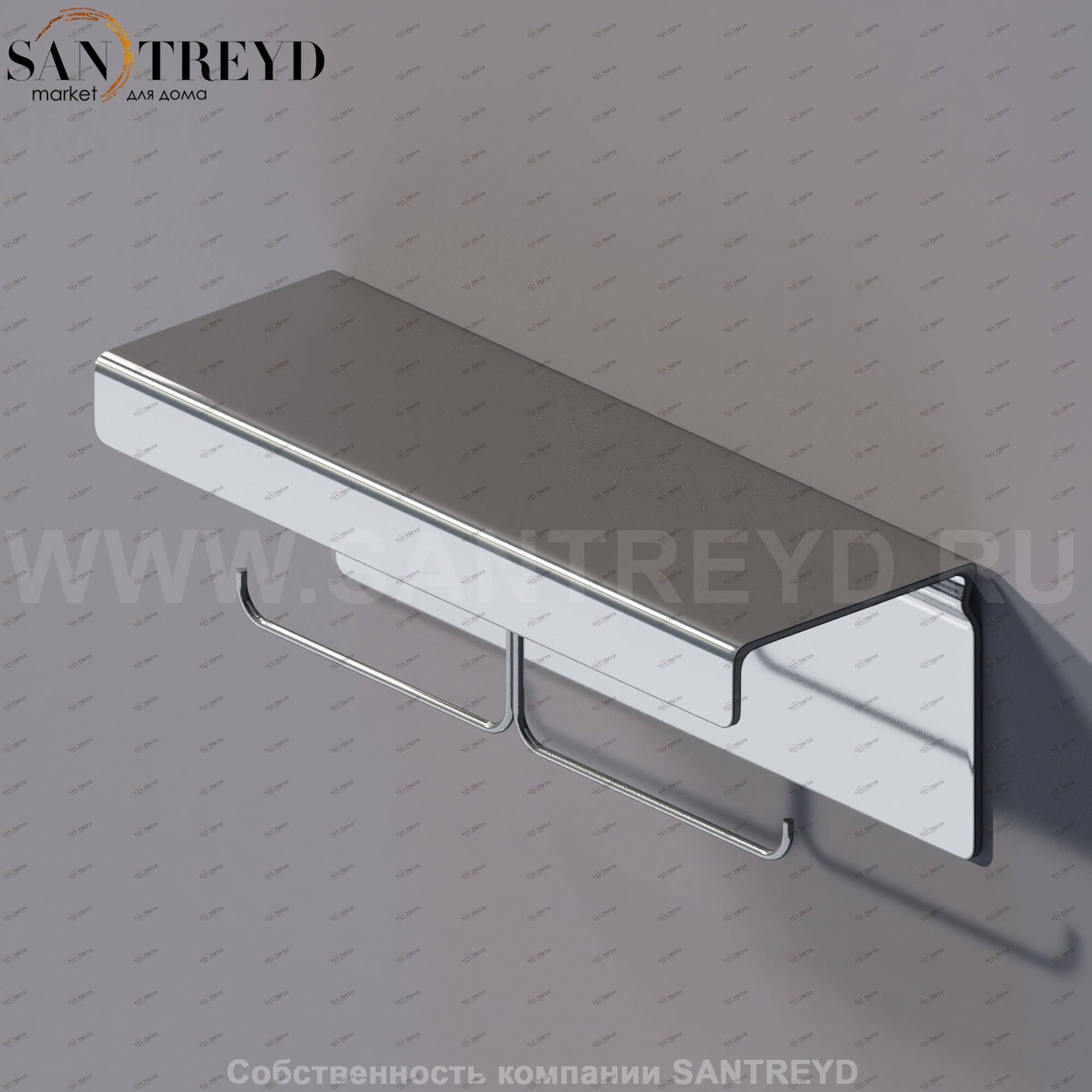 Agape MACH Держатель для туалетной бумаги 26 см хромированный AMAC0660A