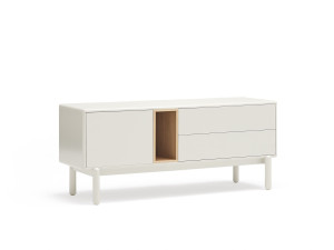 Шкаф для телевизора из МДФ с распашными дверцами и ящиками