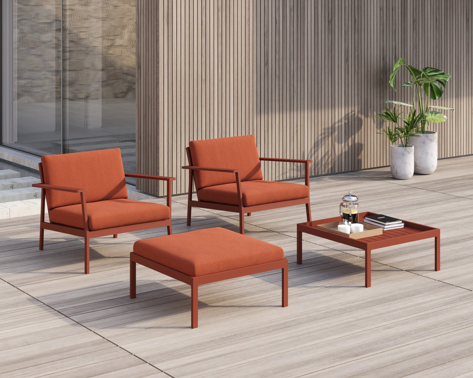 Sunbrella®квадратный садовый пуф Case Eos ARCH-00118368 - Вид №7