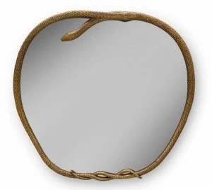 KOKET Зеркало сусальное золото в раме Serpentine