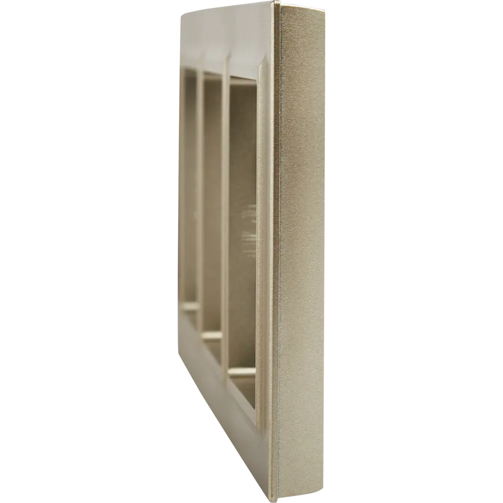 Рамка IEK Brite-3 для розеток и выключателей в цвете шампань 87761360 STLM-1402899 - Вид №1