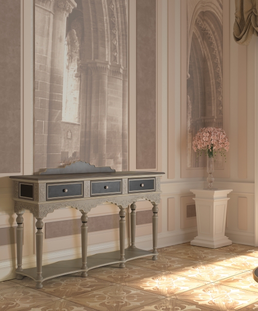 T1025 Tifernoit Консоль с точеными ножками Ingresso 