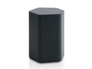 Высокий шестиугольный журнальный столик из МДФ