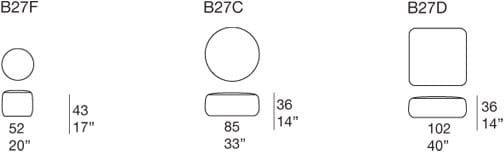 Садовый пуфик Paola Lenti поплавок ARCH-00118218 - Вид №7