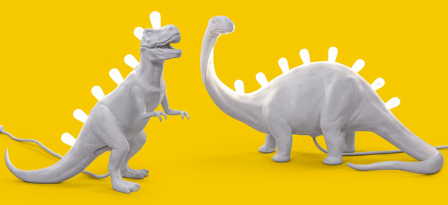 Настольная лампа белая 33,5х39 см T-Rex 14783 SELETTI ЖИВОТНЫЕ 00-3882457 Белый - Вид №10