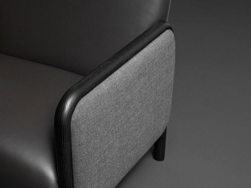 PIAVAL Кожаное кресло с подлокотниками Cameo | contract 89-62/1f - Вид №2