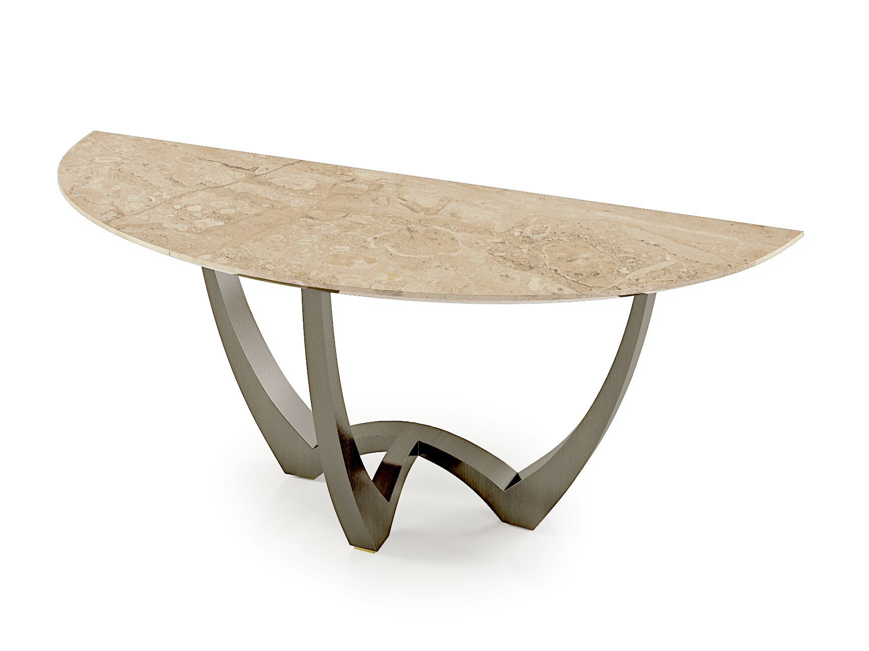 Деревянная овальная консоль Bizzotto Italia Atmosphera ARCH-00082471