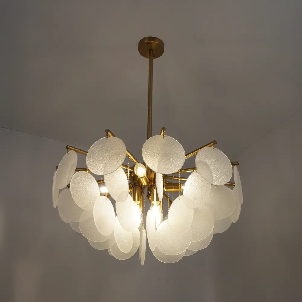 Люстра на штанге Telia 20 м² цвет бронза/белый ESTARES STLM-2165926