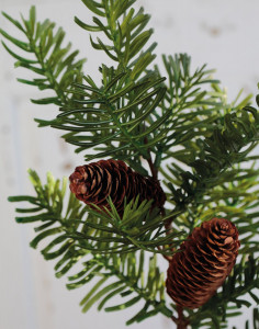 1182 883 a3 Ветка ели искусственная, 50 см, зеленая H-andreas