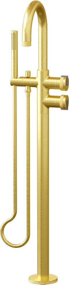 E-11554-R1BB-L1OX-BB Смеситель напольный отдельностоящий (внешняя часть) GRAFF MOD+