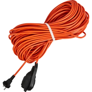 Удлинитель Защита Про 1 розетка без заземления 2x1 мм 35 м цвет оранжево-черный