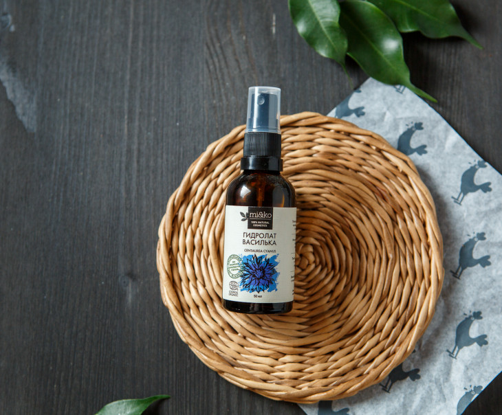 8951 Гидролат Василька 50 мл Organic Вкусляндия 