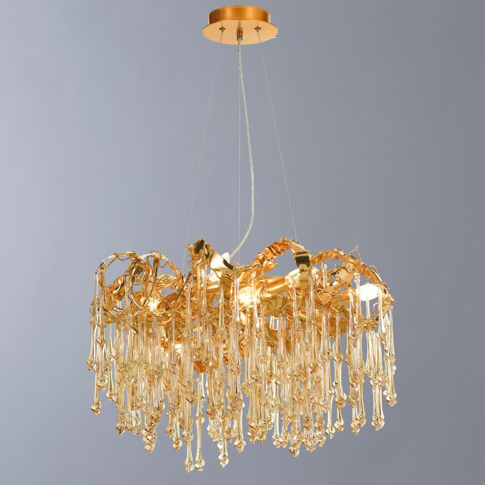 Подвесной светильник золотистый Divinare 3150/16 SP-6 DIVINARE 3150 00-3889896 Золото  - Вид №2
