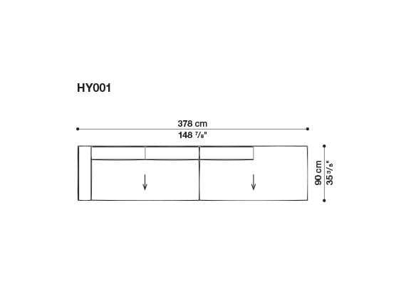 Ткань сад диван B&B Italia Outdoor HYBRID ARCH-00117020 - Вид №33