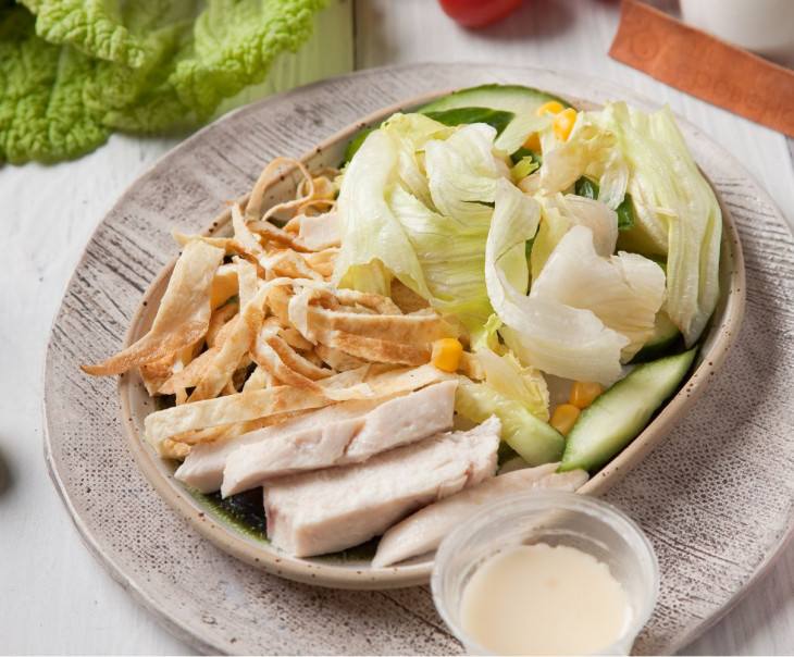 6903 Салат с яичной полентой Вкусляндия  - Вид №1