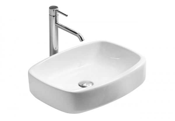 A185 Накладная раковина на столешницу  овальная Neroceramica BASINS