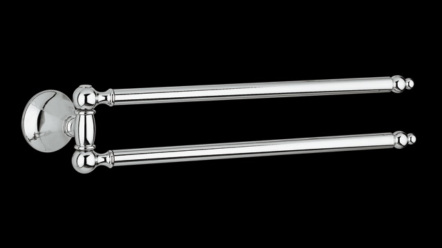 TM214 Держатель для полотенец, двойной, поворотный bagno&associati TEMPO Bagno & Associati