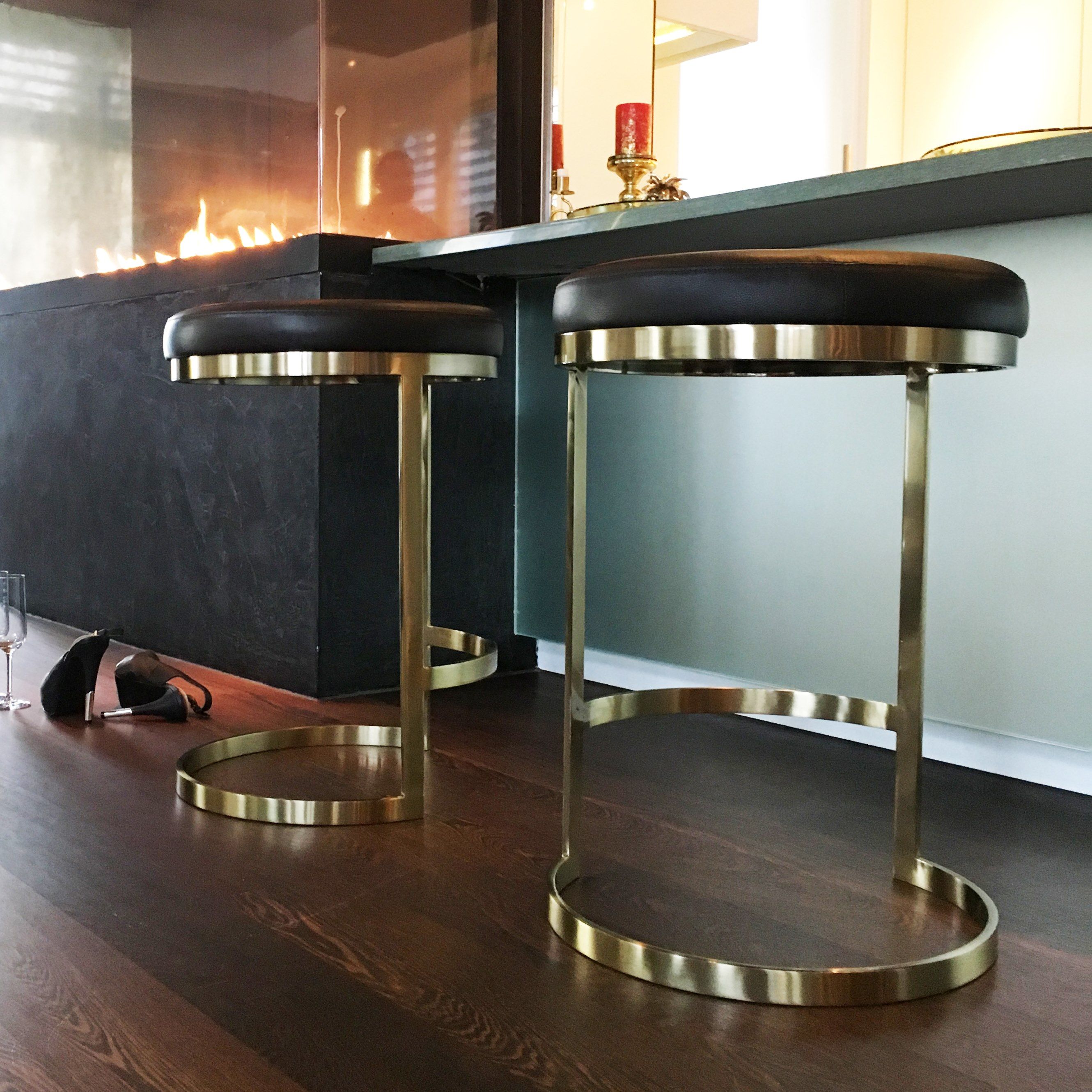 Стальной табурет с подставкой для ног ZALABA Design Ola ARCH-00053960 - Вид №5