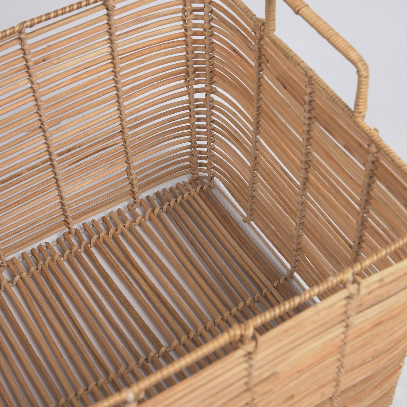 108734 Набор из 2 квадратных корзин из 100% ротанга La Forma Dalina  - Вид №1