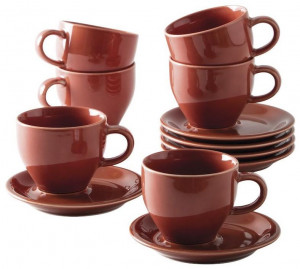 1TG175A93020W Homestyle белые кружки кофе набор 12tlg. сиена красный Kahla-porzellan